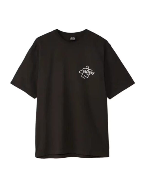 Surf Size Pigment Dyed Tee (Faded Black)