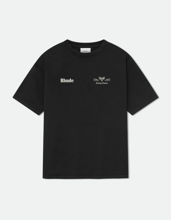 Rhude X Domaine Chavy-Chouet Tee (VTG Black)
