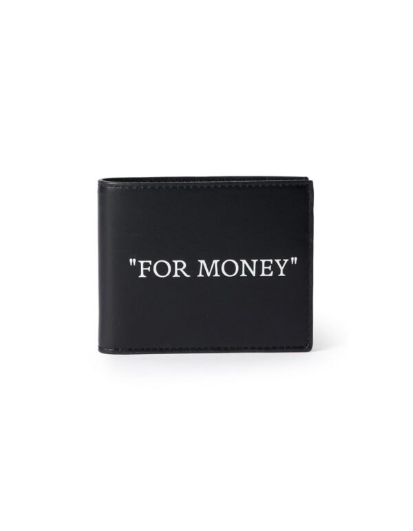 Off-White Printed Leather Wallet (Black)