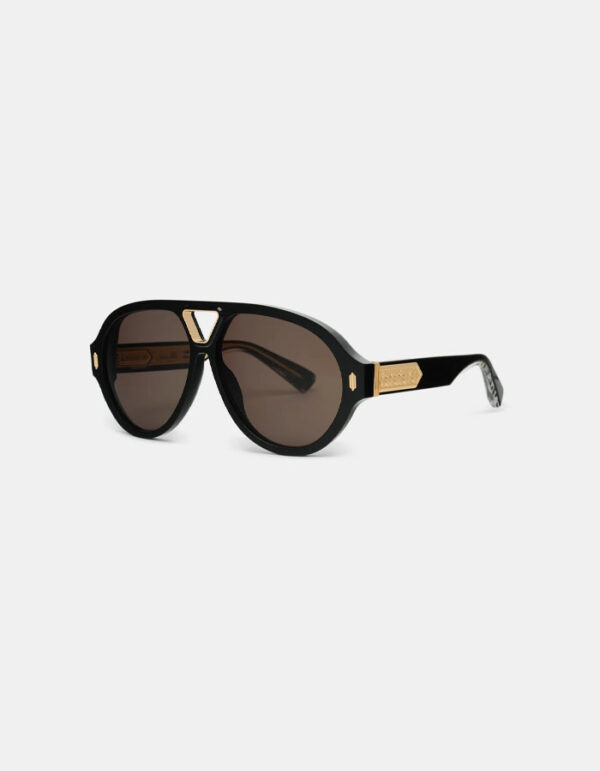 Amiri Aviator Sunglasses (Black)