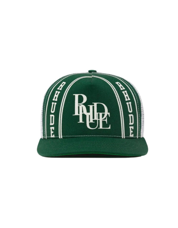 Rhude Collegiate Scramble Trucker Hat (Green)