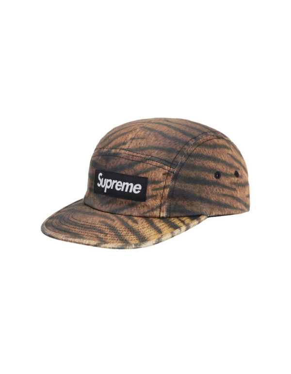 Supreme Washed Chino Twill Camp Cap (Tiger)