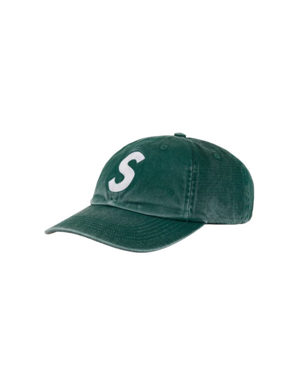 Supreme Pigment Coated S Logo 6-Panel (Green)