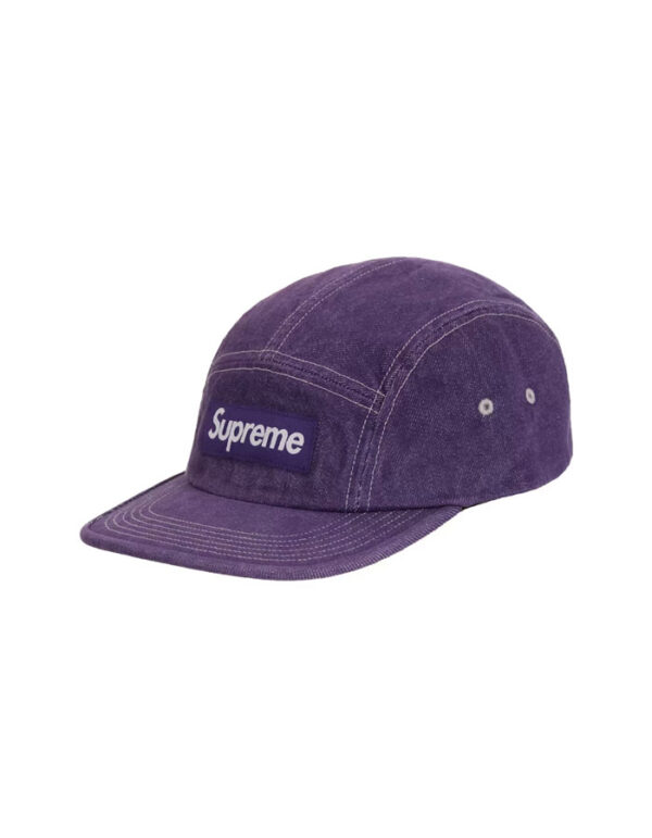 Supreme Denim Camp Cap (Purple)