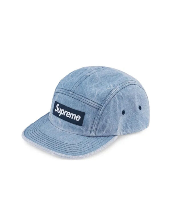 Supreme Denim Camp Cap (Light Blue)