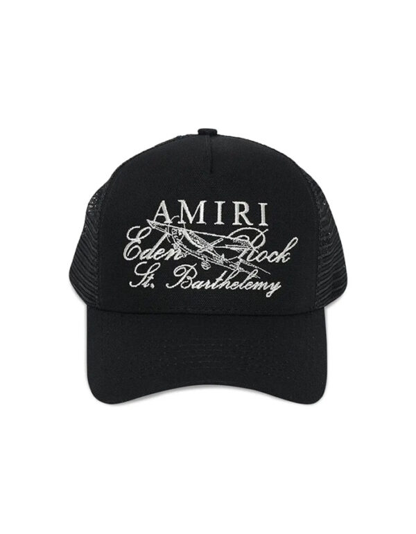 Amiri Eden Rock Trucker Hat (Black)