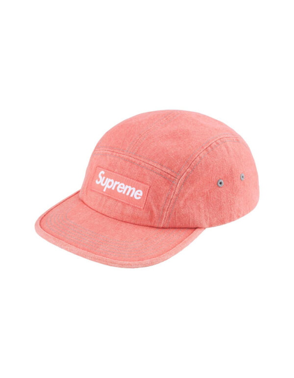 Supreme Denim Camp Cap (Pink)