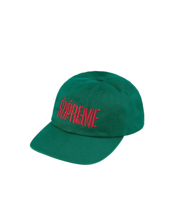 Supreme Splatter 6-Panel (Dark Green)