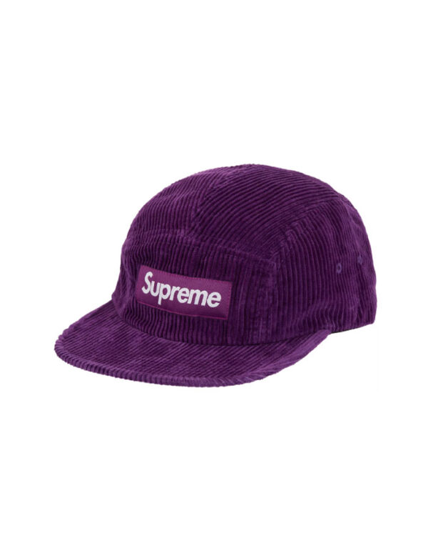 Supreme Corduroy Camp Cap (Purple)