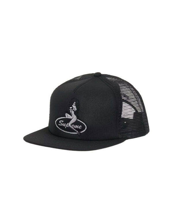 Supreme Pinup Mesh Back 5-Panel (Black)